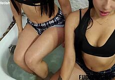 Sexy Wetlook Scuba Charlot Moonblack Bathtub