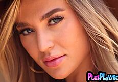 all natural big tits blonde teen blake blossom posing in the barn