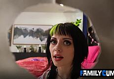 My stepdad walked into my room right when fingering