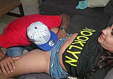 Horny public park pickup in medellin penelope gets fucked doggystyle by a stranger coastal man cum in pussy