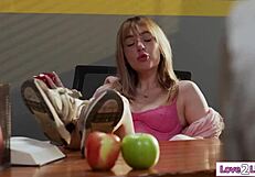 Teen Stepdaughter Licks Milf Stepmom And Big Boobs Teacher