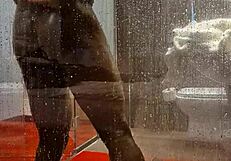 hungarian pornstar solo shower with monster cock