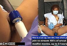 Human guinea pig gets mandatory hitachi orgasms from doctor-tampa maria santos