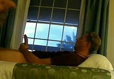 wife showing off after caught fucking