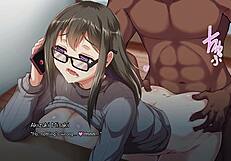What happens in the peeping dorm manager hentai game scene