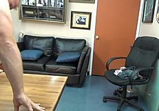 samantha ann gags hard during casting deepthroat