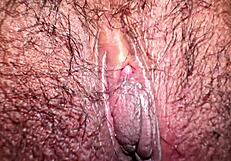 Close up hairy indian pussy play