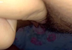 big clit pulsing in homemade teasing video