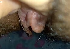 big clit pulsing in homemade teasing video