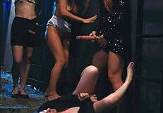 transgender girls gangbang sexy babes with futa blowjob and cum