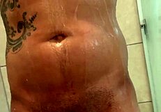 fuddyduddy88 shower with monster cock
