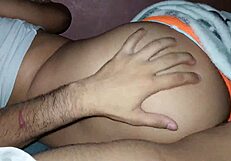 creampie anal with my stepdaughter in spoon position