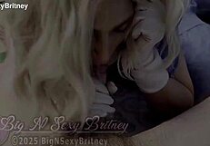 Cum-in-mouth pov cum-pilation - vol 2 - big n sexy britney loves to swallow those huge loads - 1-minute teaser video