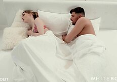 couple has passionate sex and ends with cum on pussy part 5