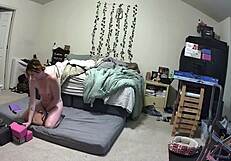 Milf Caught Riding Dildo
