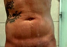 fuddyduddy88 shower with monster cock