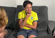 I got nervous and went straight down on a cock to calm myself down