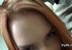 does this innocent teen suck your cock in pov