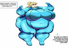 Wg expansion comic shows skinny girl becoming muscle bbw