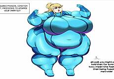 Wg expansion comic shows skinny girl becoming muscle bbw