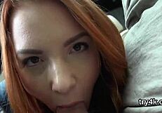 does this innocent teen suck your cock in pov