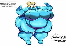 Wg expansion comic shows skinny girl becoming muscle bbw