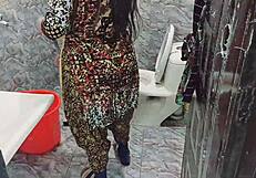 indian maid fucked in bathroom by owner with hindi dirty talk