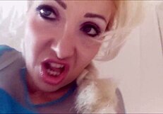 elsa from frozen eats you completely naked