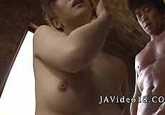 Horny three-way in a bare jacuzzi with hitomi oki the kinky japanese slut uncensored xxx jav activity with creampies and blowjobs