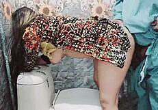 indian maid fucked in bathroom by owner with hindi dirty talk