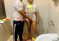holi me bhabhi ke sath kiya ganda kaam open may sex