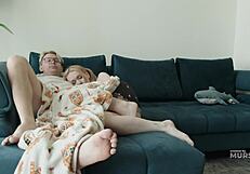 step mom moves close then they share a quiet moment