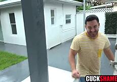 cuck husband helps with a friendly gathering