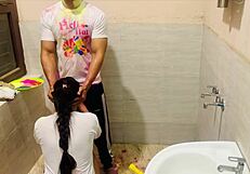 holi me bhabhi ke sath kiya ganda kaam open may sex