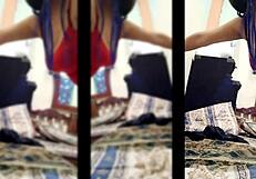 stepdaughter records naked video at home