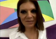 Busty milf kayla quinn fucked in interracial session