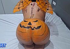 Big ass stepsister keeps me awake on halloween