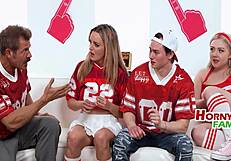 More this family fucks more their team scores
