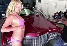 Blonde Model Takes BBC