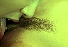 two beautiful lesbians lick wet pussy and cum together