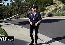 horny stepsons punished by milf in uniform