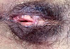 Who has a better hairy pussy than mine after having fucked by a huge cock