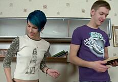 piah k fucks her pussy with rock toy