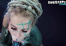 psychedelic hippies pip and dildo play anal