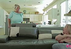 bunny sloppy blowjob ignites kayla threesome desire with her husband