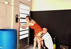 Stepdaughter accidentally locked in the basement with stepfather