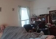 Masterbation nocum with small cock solo