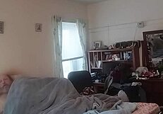 Masterbation nocum with small cock solo