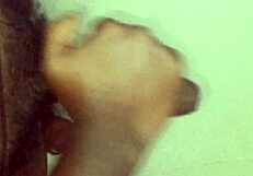 young indian guy strokes his cock