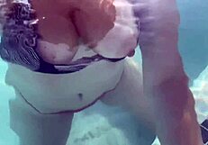 Artemisia love is at the pool flashing her juicy boobs 😍
